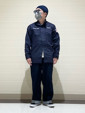 「VANS（バンズ）のアイテム」を使った、3ckechinさん（メンズ・159cm）の春コーディネート