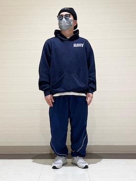 「アイテム（サングラス）」を使った、3ckechinさん（メンズ・159cm）の秋コーディネート