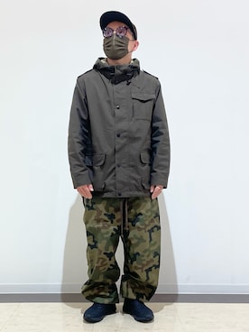 「アイテム（帽子）」を使った、3ckechinさん（メンズ・159cm）の冬コーディネート