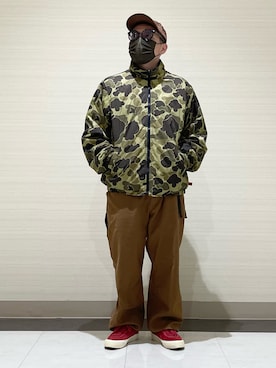 「アイテム（スニーカー）」を使った、3ckechinさん（メンズ・159cm）の秋コーディネート