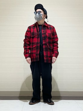 「Supreme （シュプリーム）のアイテム（帽子）」を使った、3ckechinさん（メンズ・159cm）の春コーディネート