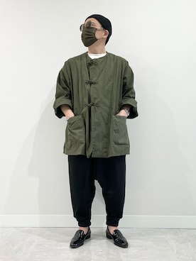 「RACAL（ラカル）のアイテム」を使った、3ckechinさん（メンズ・159cm）の春コーディネート