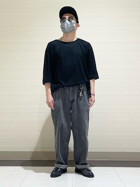 「アイテム（トップス）」を使った、3ckechinさん（メンズ・159cm）の秋コーディネート