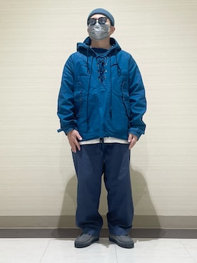 「アイテム（ミリタリージャケット）」を使った、3ckechinさん（メンズ・159cm）の秋コーディネート