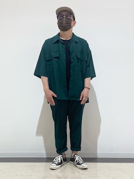 「WEGO（ウィゴー）のアイテム（パンツ）」を使った、3ckechinさん（メンズ・159cm）の夏コーディネート