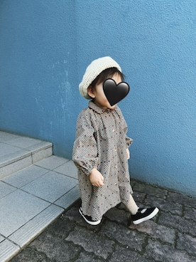 「アイテム（タイツ/ストッキング）」を使った、Uminchu!×mommyさん（レディース・70cm）の秋コーディネート