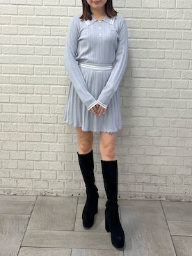 「CALNAMUR（カルナムール）のアイテム」を使った、hiroka さん（骨格ストレート・レディース・154cm）の冬コーディネート