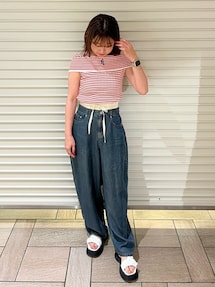 LAYERED LOOSE DENIM/レイヤードルーズデニム[品番：MKSW0063337