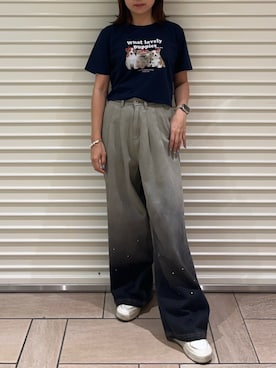 「154cm」｜hiroka さん（レディース・154cm）の夏コーディネート
