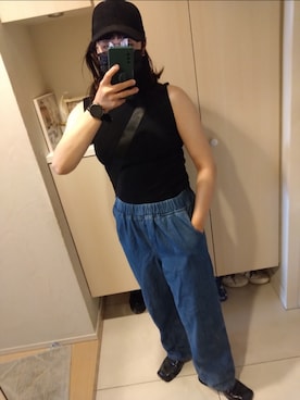 「SHEEN（シーン）のアイテム（帽子）」を使った、noirderkさん（レディース・165cm）の夏コーディネート