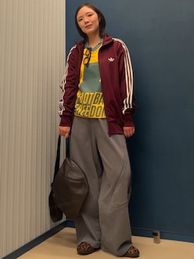 「adidas（アディダス）のハンドボール スペツィアル ローファー / HANDBALL SPEZIAL LOAFER / アディダスオリジナルス adidas Originals ローファースニーカー（スニーカー、ベージュ系）」を使った、myさん（レディース・158cm）の春コーディネート