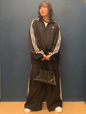 「アイテム（ナイロンジャケット）」を使った、myさん（レディース・158cm）の夏コーディネート