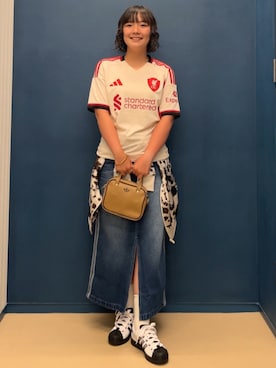 「スーパースター」｜myさん（レディース・158cm）の夏コーディネート