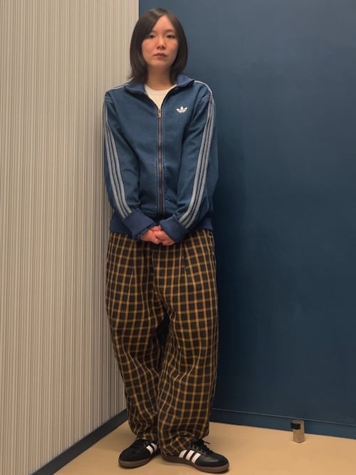 adidas/アディダス デニムファイヤーバードトラックトップ ジップアップ adidas（アディダス） ジャージ ファイヤーバード トラックトップ