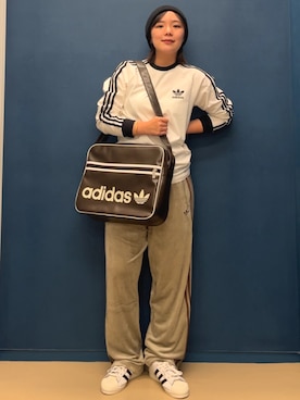 「adidas（アディダス）のOG エアライナー」を使った、myさん（レディース・158cm）の秋コーディネート