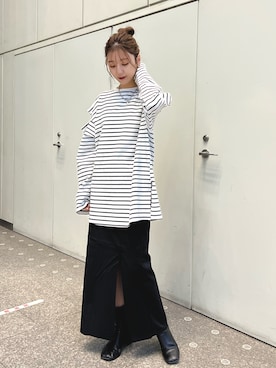 「kastane_ootd」｜yuna.さん（レディース・159cm）の冬コーディネート