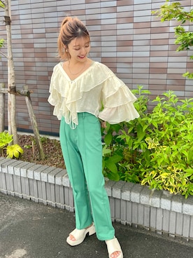 yuna.さん(レディース・159cm)の夏コーディネート