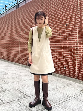 「kastane_ootd」｜yuna.さん（レディース・159cm）の秋コーディネート