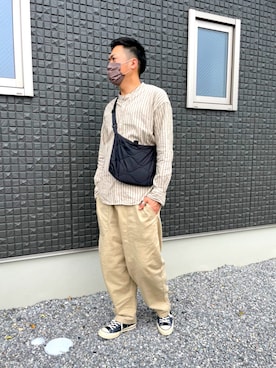 「CANAL JEAN（キャナルジーン）のアイテム」を使った、kazukiさん（メンズ・180cm）の春コーディネート