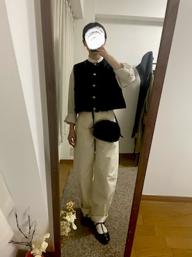 「IL BISONTE（イルビゾンテ）のアイテム（バッグ）」を使った、hkxxrx9さん（レディース・157cm）の春コーディネート