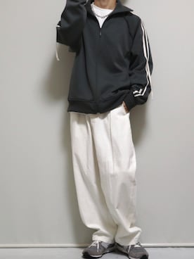 「my beautiful landlet（マイビューティフルランドレット）のアイテム（ジャケット/アウター）」を使った、ぴぴさん（メンズ・165cm）の秋コーディネート