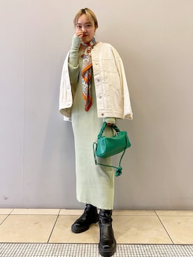 「VIS（ビス）のアイテム（財布/小物）」を使った、yukoさん（レディース・161cm）の冬コーディネート