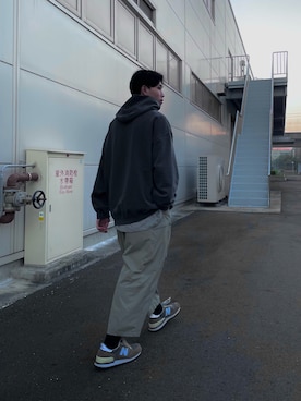 「GREGORY（グレゴリー）のアイテム（トップス）」を使った、BIn_さん（メンズ・180cm）の冬コーディネート