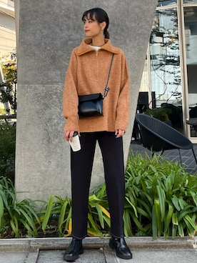吉田歩美さん(レディース・174cm)の冬コーディネート