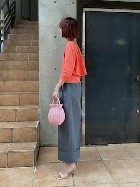 吉田歩美さん（レディース・174cm）の春コーディネート