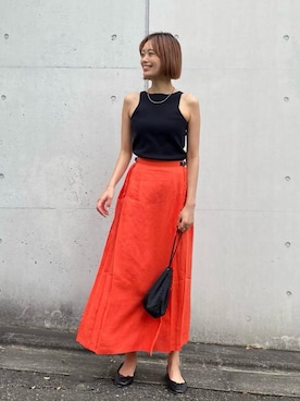 吉田歩美さん（レディース・174cm）の冬コーディネート