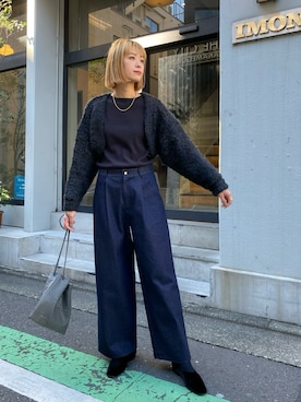 吉田歩美さん(レディース・174cm)の秋コーディネート
