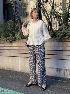 「BUTTERFLY TWISTS（バタフライツイスト）のアイテム」を使った、吉田歩美さん（レディース・174cm）の冬コーディネート