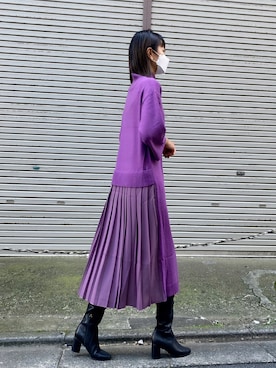 吉田歩美さん(レディース・174cm)の秋コーディネート