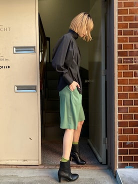 吉田歩美さん（レディース・174cm）の冬コーディネート