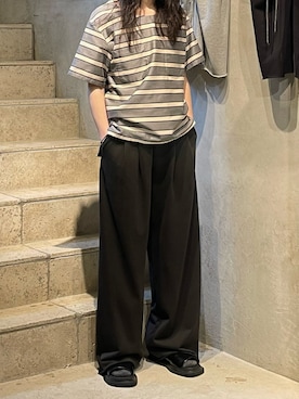 「sunsea」｜平岩悠人　吾亦紅さん（メンズ・176cm）の夏コーディネート