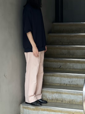 「FUMITO GANRYU（フミトガンリュウ）のアイテム（トップス）」を使った、平岩悠人　吾亦紅さん（メンズ・175cm）の春コーディネート