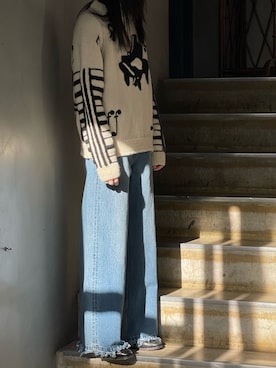 「LEH（レー）のアイテム」を使った、平岩悠人　吾亦紅さん（メンズ・175cm）の冬コーディネート