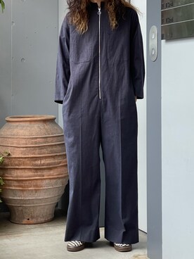 m's braqueのオールインワン・サロペットを使った人気ファッション