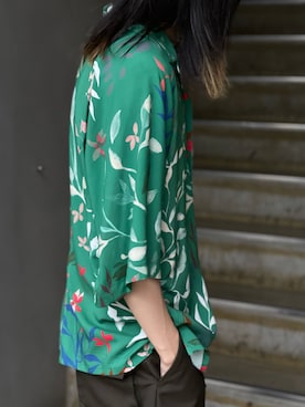 「m's braque(エムズブラック)のアイテム(トップス)」を使った、平岩悠人 吾亦紅さん(メンズ・175cm)の春コーディネート