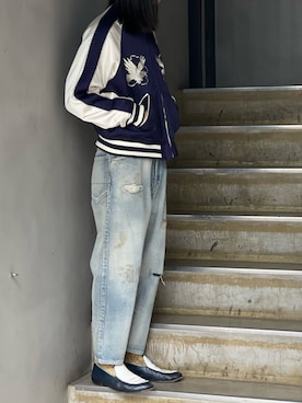 「ancellm」｜「アイテム（ジャケット/アウター）」を使った、平岩悠人　吾亦紅さん（メンズ・175cm）の冬コーディネート