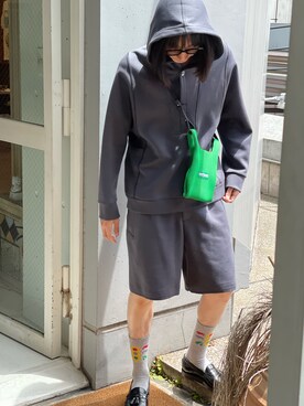 「LASTFRAME（ラストフレーム）のアイテム」を使った、平岩悠人　吾亦紅さん（メンズ・175cm）の夏コーディネート