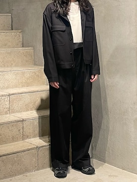 「KIKO KOSTADINOV（キコ コスタディノフ）のアイテム（パンツ）」を使った、平岩悠人　吾亦紅さん（メンズ・176cm）の春コーディネート