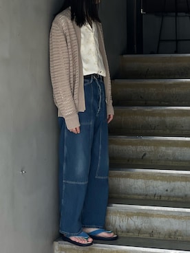 「ROBES&CONFECTIONS（ローブスコンフェクションズ）のアイテム（ジャケット/アウター）」を使った、平岩悠人　吾亦紅さん（メンズ・175cm）の春コーディネート