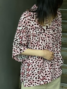 「m's braque(エムズブラック)のアイテム(トップス)」を使った、平岩悠人 吾亦紅さん(メンズ・175cm)の春コーディネート