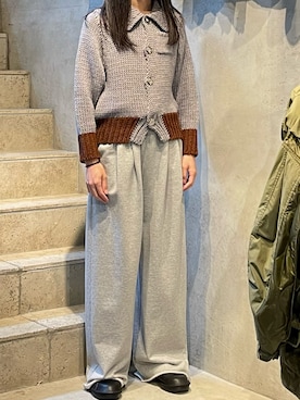 「アイテム（その他パンツ、シルバー系）」を使った、平岩悠人　吾亦紅さん（メンズ・176cm）の秋コーディネート