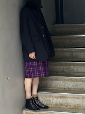 「FUMITO GANRYU（フミトガンリュウ）のアイテム（パンツ）」を使った、平岩悠人　吾亦紅さん（メンズ・175cm）の春コーディネート