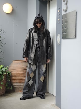 「MASU（エムエーエスユー）のアイテム」を使った、平岩悠人　吾亦紅さん（メンズ・176cm）の秋コーディネート