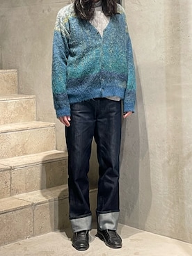 「amber（アンバー）のアイテム」を使った、平岩悠人　吾亦紅さん（メンズ・176cm）の冬コーディネート