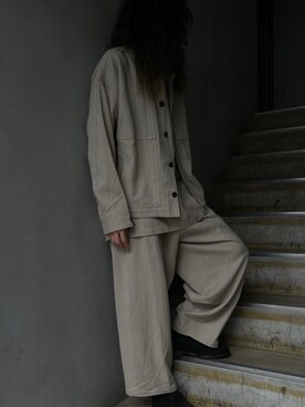 「YANTOR（ヤントル）のアイテム（ジャケット/アウター）」を使った、平岩悠人　吾亦紅さん（メンズ・175cm）の夏コーディネート