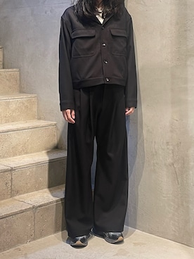 「Toironier（トワロニエ）のアイテム（ブルゾン）」を使った、平岩悠人　吾亦紅さん（メンズ・176cm）の冬コーディネート